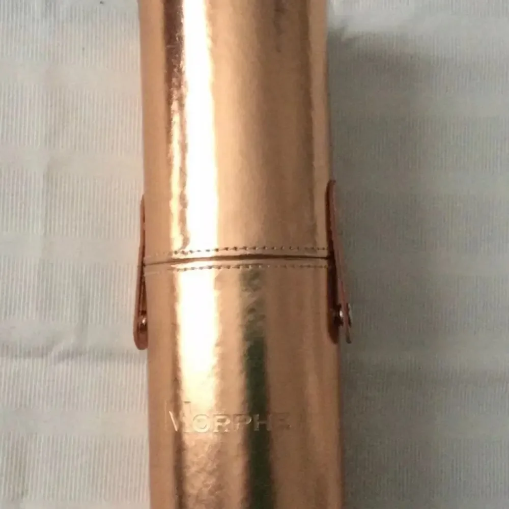 Morphe Copper Colored Brush/Pencil Tube Holder Travel Case‎ IMMACULATE!